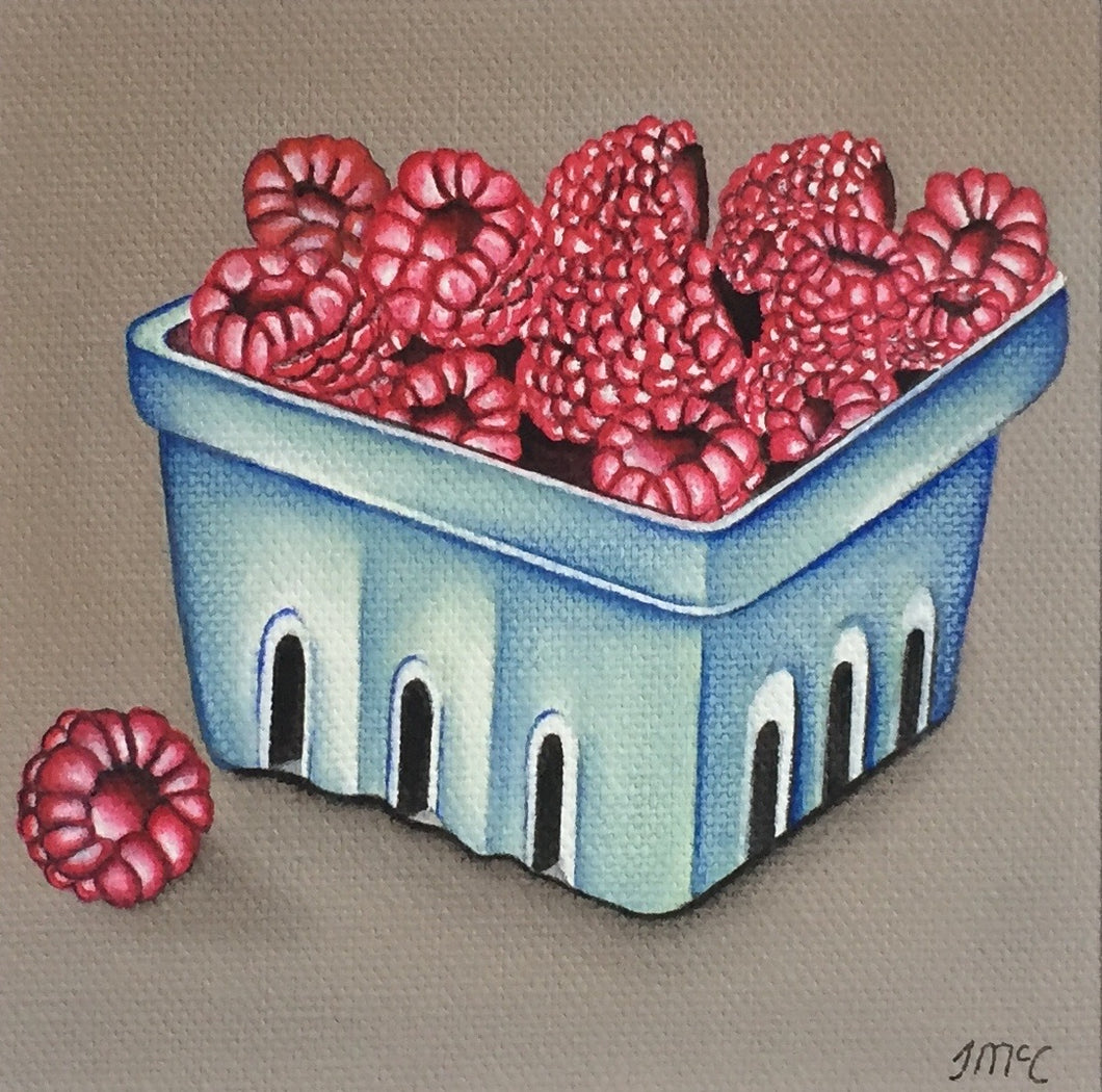 Punnet of Raspberries