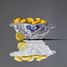 Load image into Gallery viewer, Lemons in a Blue Bowl
